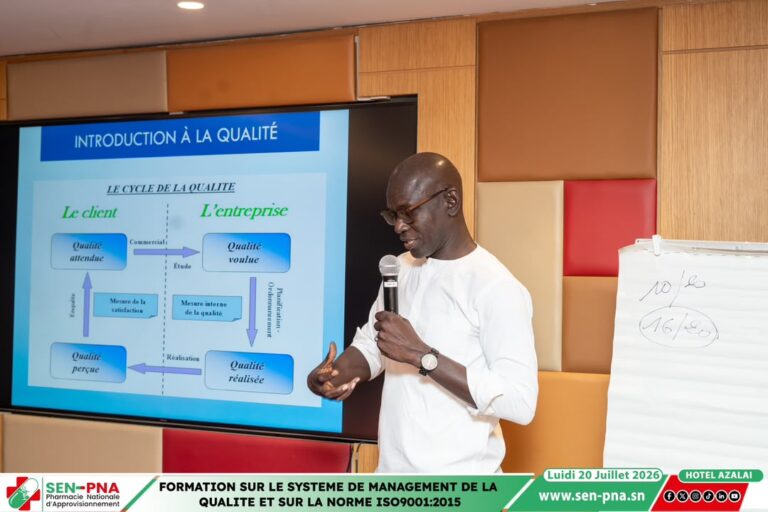 Atelier de renforcement des capacités en management de la qualité et chaîne d’approvisionnement
